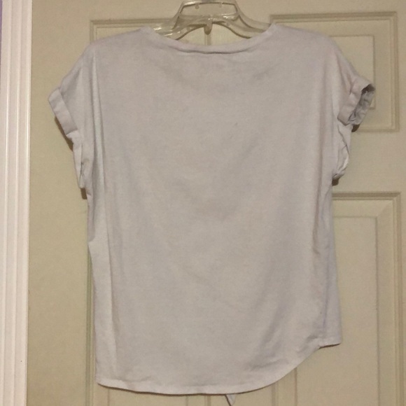 white shirt with knot - Picture 2 of 3